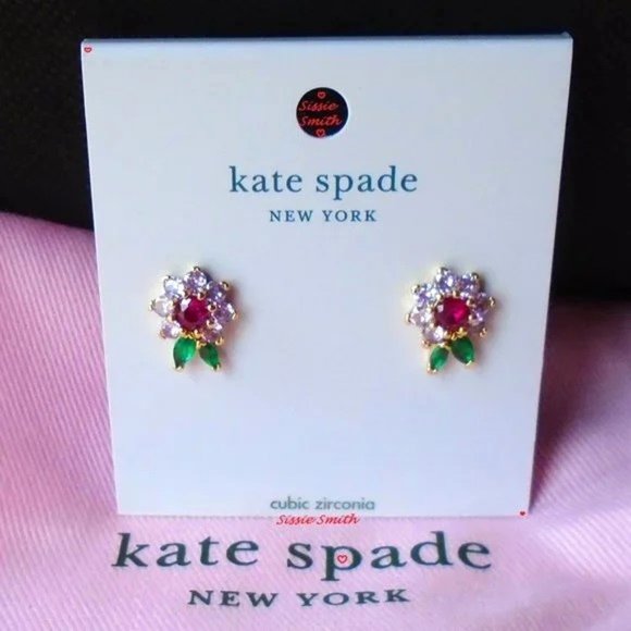 ♠️ Kate Spade ♠️️ New Bloom Flower Stud Earrings - Picture 1 of 6